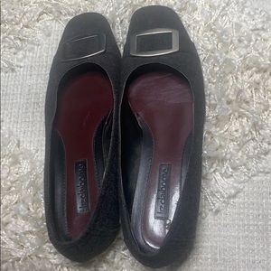 Liz Claiborne Wool Flats with silver